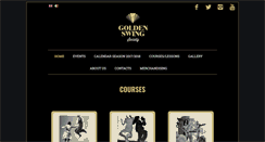 Desktop Screenshot of goldenswingsociety.com